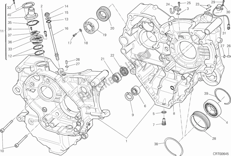 Tutte le parti per il Coppia Di Semicarter del Ducati Diavel FL Brasil 1200 2015